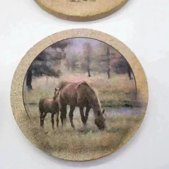 THIRSTYSTONE Sandstone Coasters Three Birds and One Horse - Picture 12 of 13